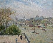 Camille Pissarro The Louvre, Spring Germany oil painting artist